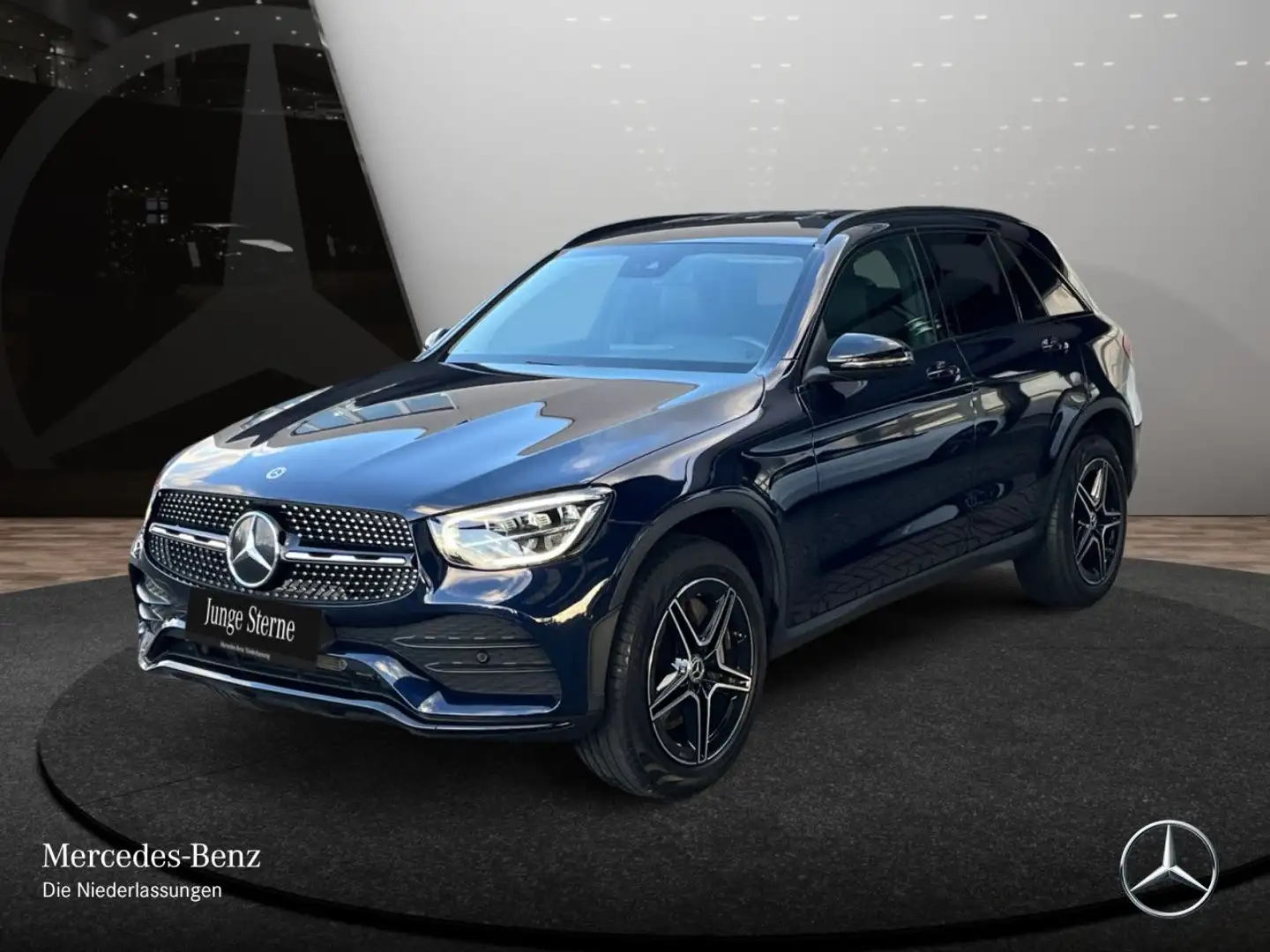 Mercedes-Benz GLC 300 e 4M AMG+NIGHT+LED+KAMERA+KEYLESS+9G Blau - 2