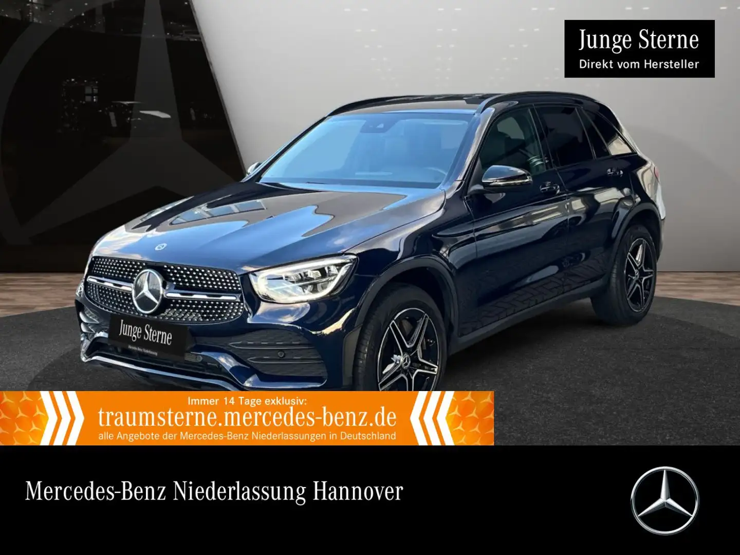Mercedes-Benz GLC 300 e 4M AMG+NIGHT+LED+KAMERA+KEYLESS+9G Bleu - 1