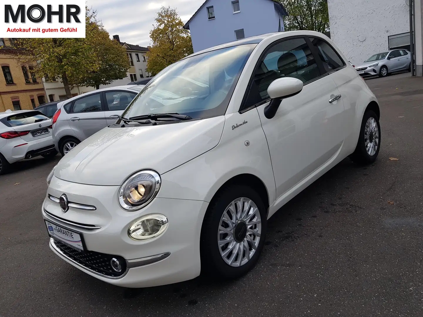 Fiat 500 Dolcevita Panoramadach Parktronik AppLink Tempomat Weiß - 2