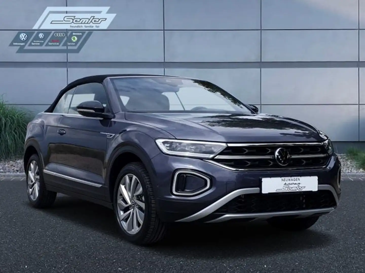 Volkswagen T-Roc Cabriolet MOVE Style 1.5 l TSI DSG AHK LED Grau - 2