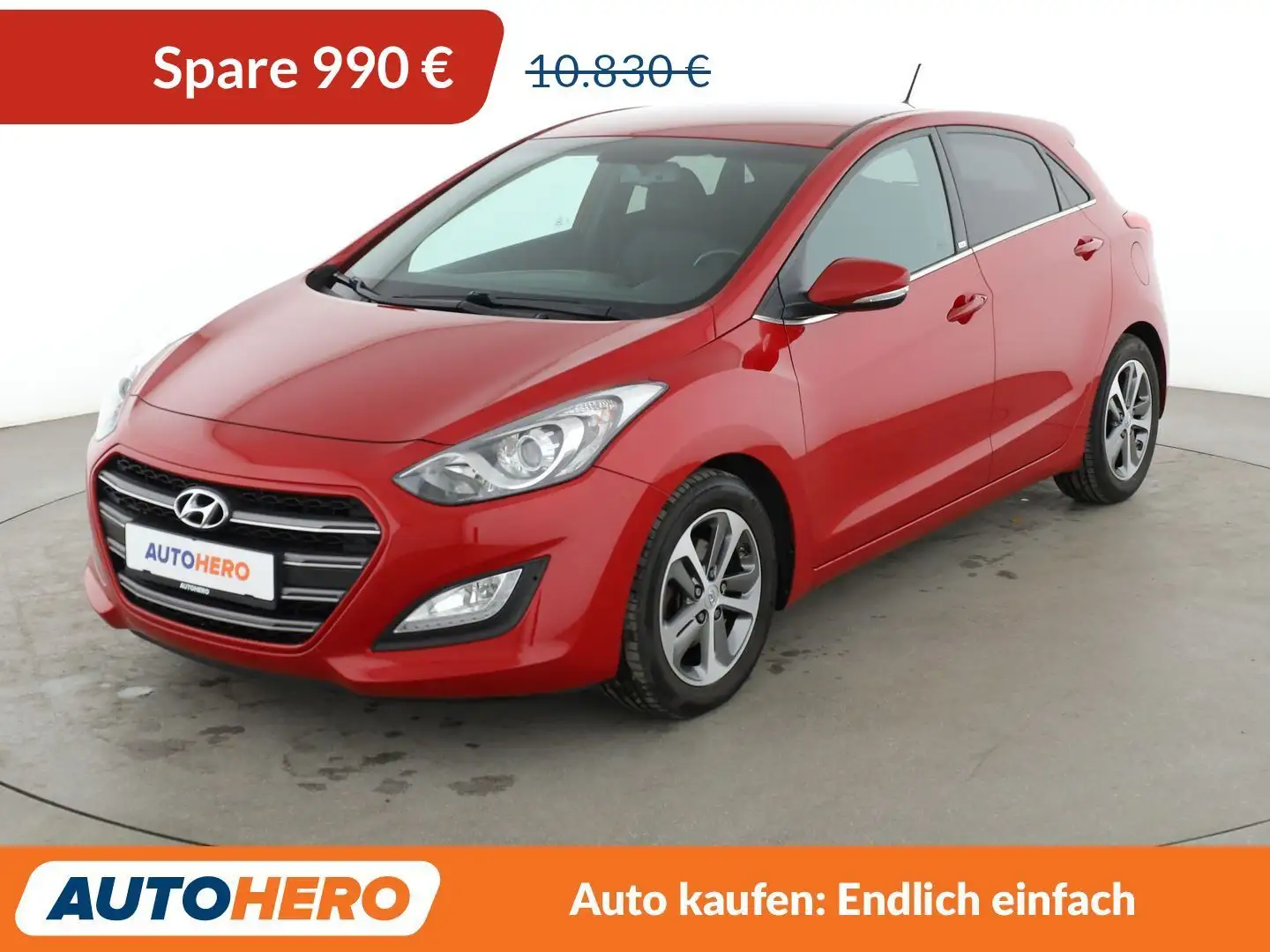 Hyundai i30 1.4 Passion blue*TEMPO*PDC*SHZ*LIM*ALU*KLIMA* Rot - 1