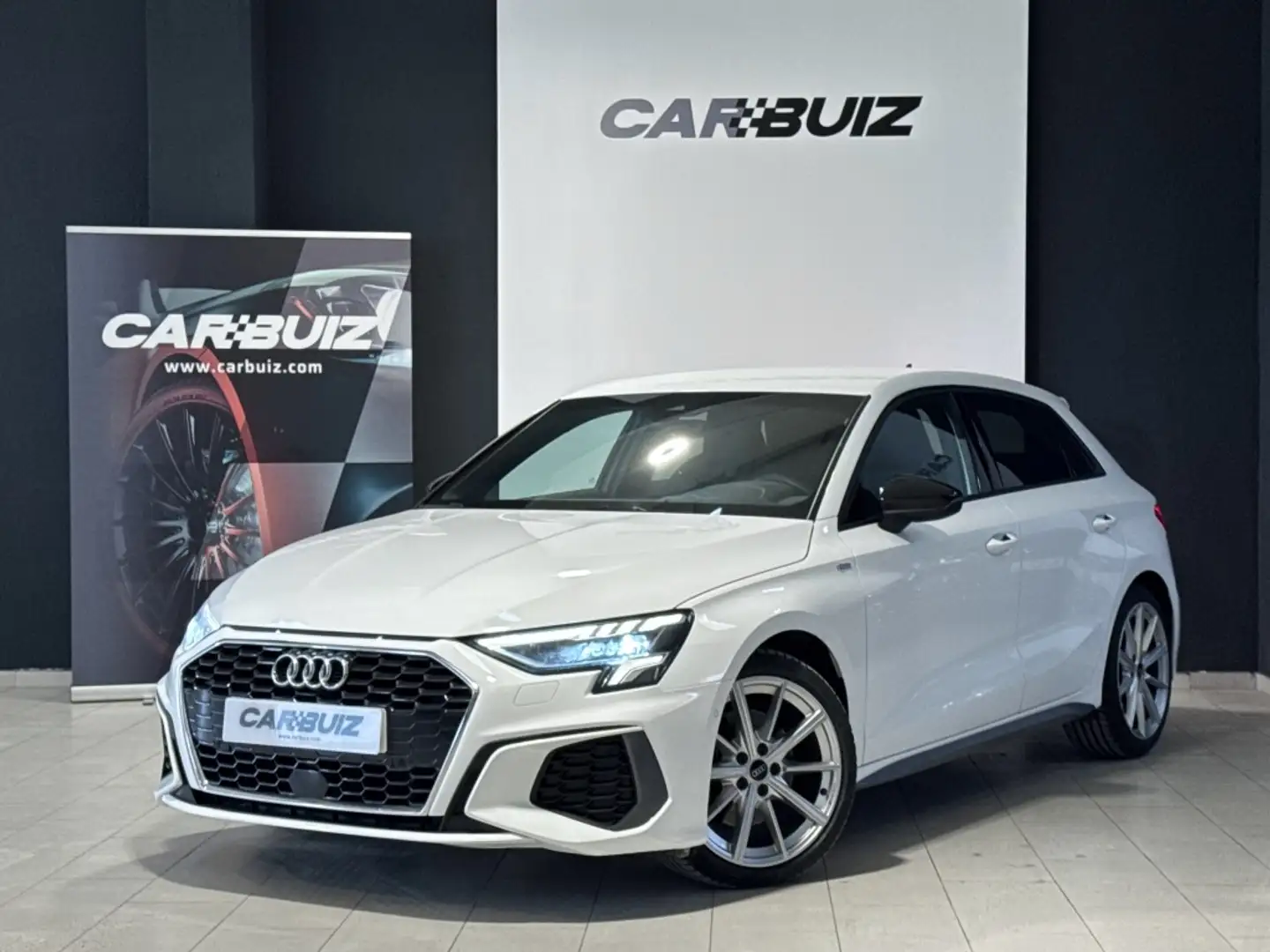 Audi A3 Sportback 35TDI S line S tronic Blanco - 1