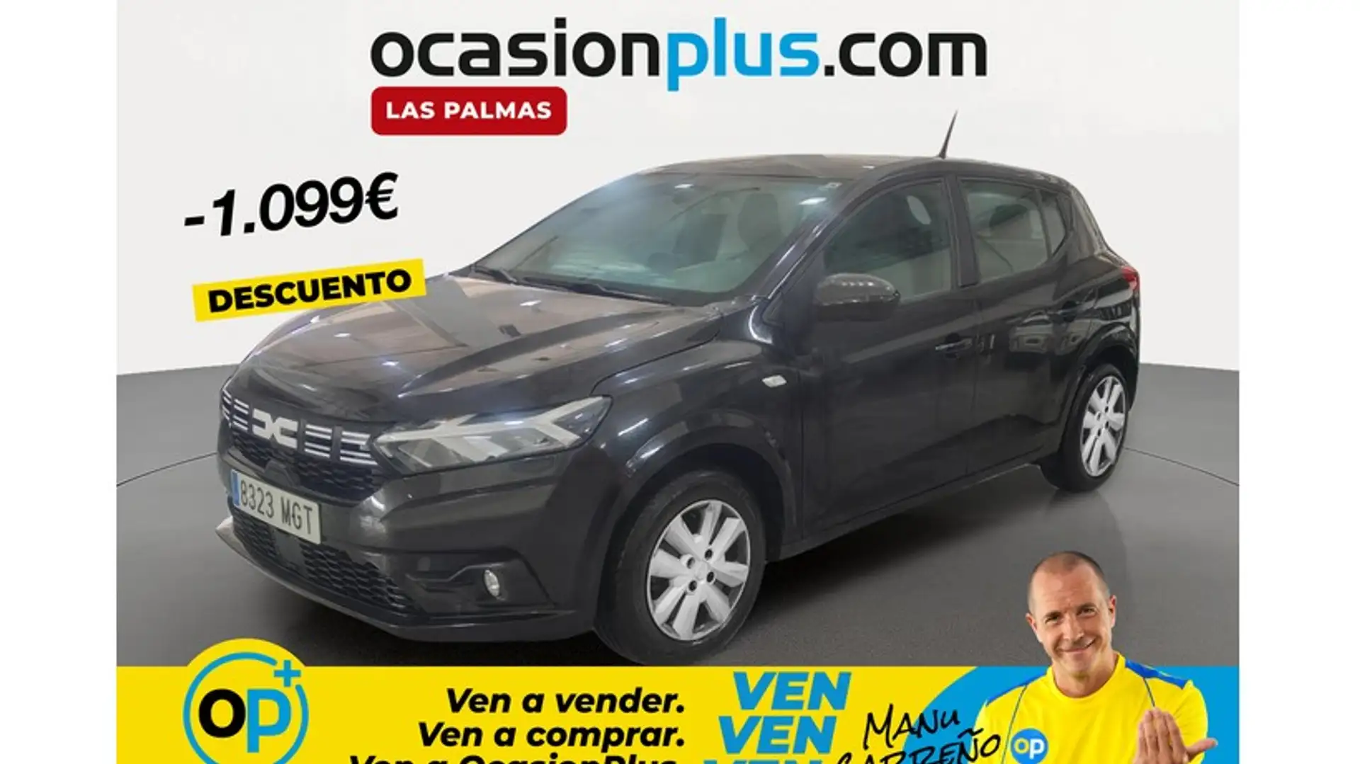 Dacia Sandero TCe Expresion 67kW Negro - 1