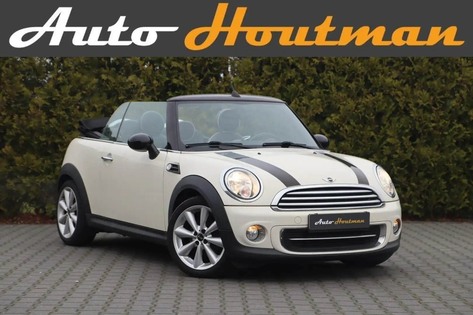 MINI Cooper Cabrio 1.6 Chili ECC|Leder|Pdc|1e eigenaar| Wit - 1