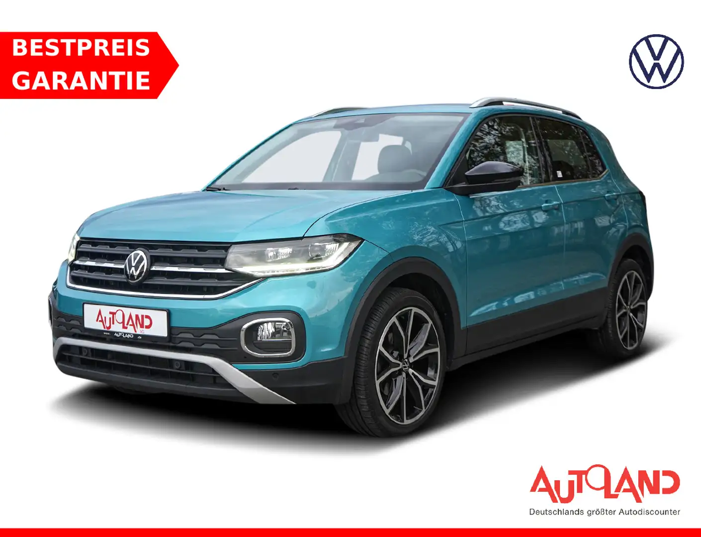 Volkswagen T-Cross 1.5 TSI Life DSG LED Navi Kamera ACC USB Vert - 1