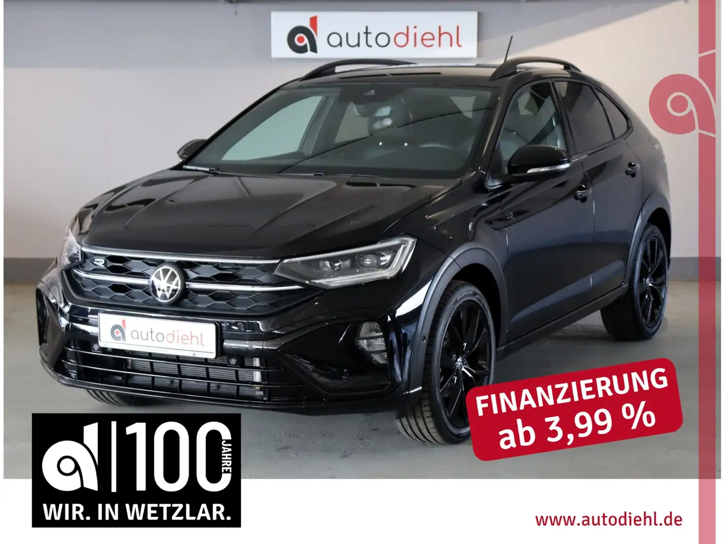 Volkswagen Taigo 1.5 TSI DSG R-Line *AHK*NAVI Schwarz - 1