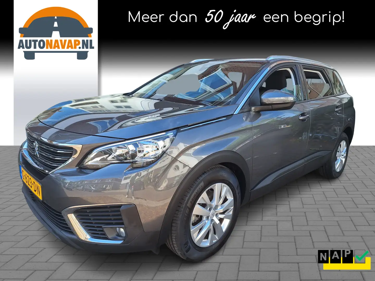 Peugeot 5008 1.2 PureTech Active 7-Pers. /Navi/Apple/Android/1e Grigio - 1