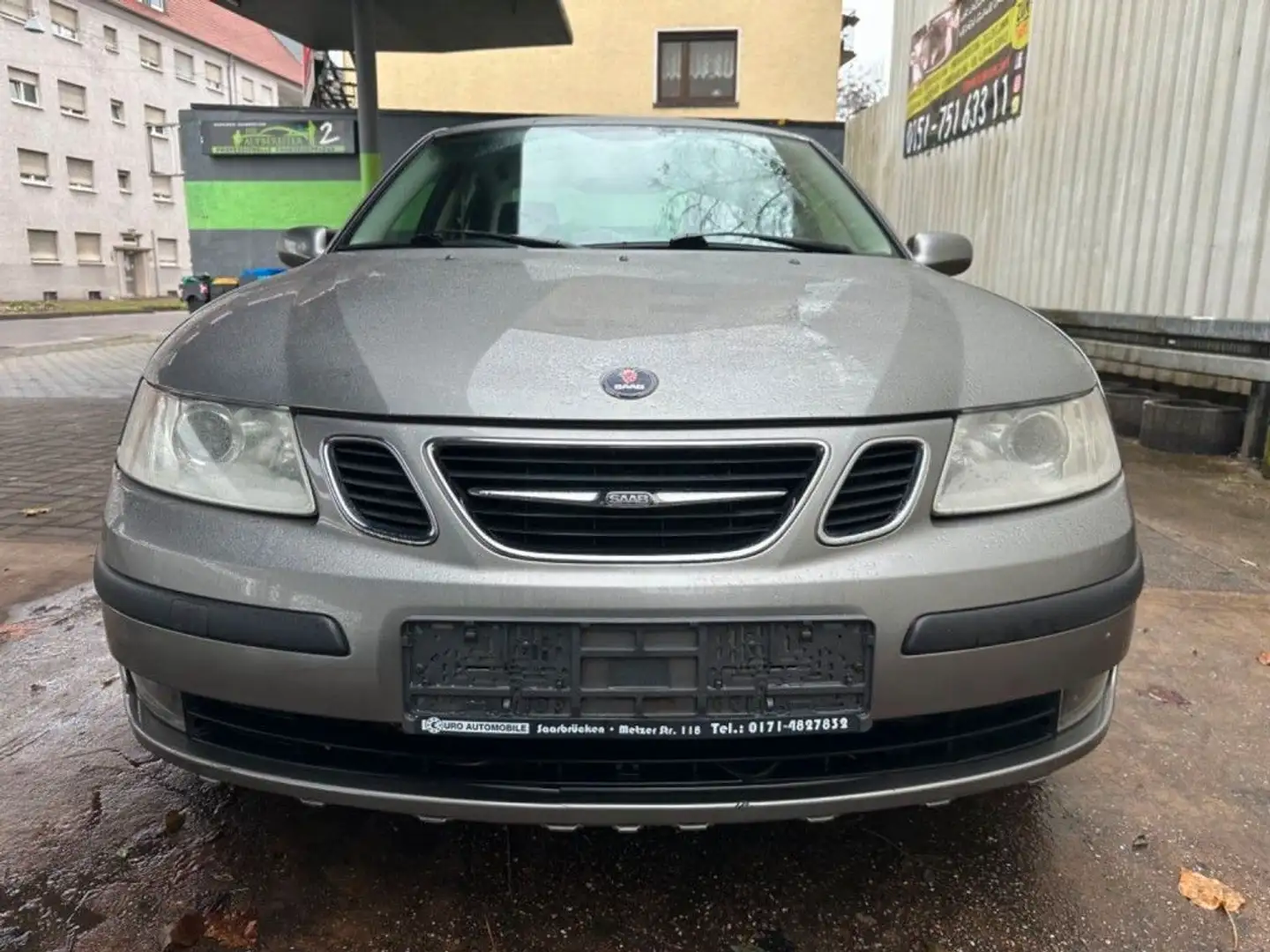 Saab 9-3 1.8t VECTOR SPORT + TEILLEDER + KLIMAAUT Blau - 2