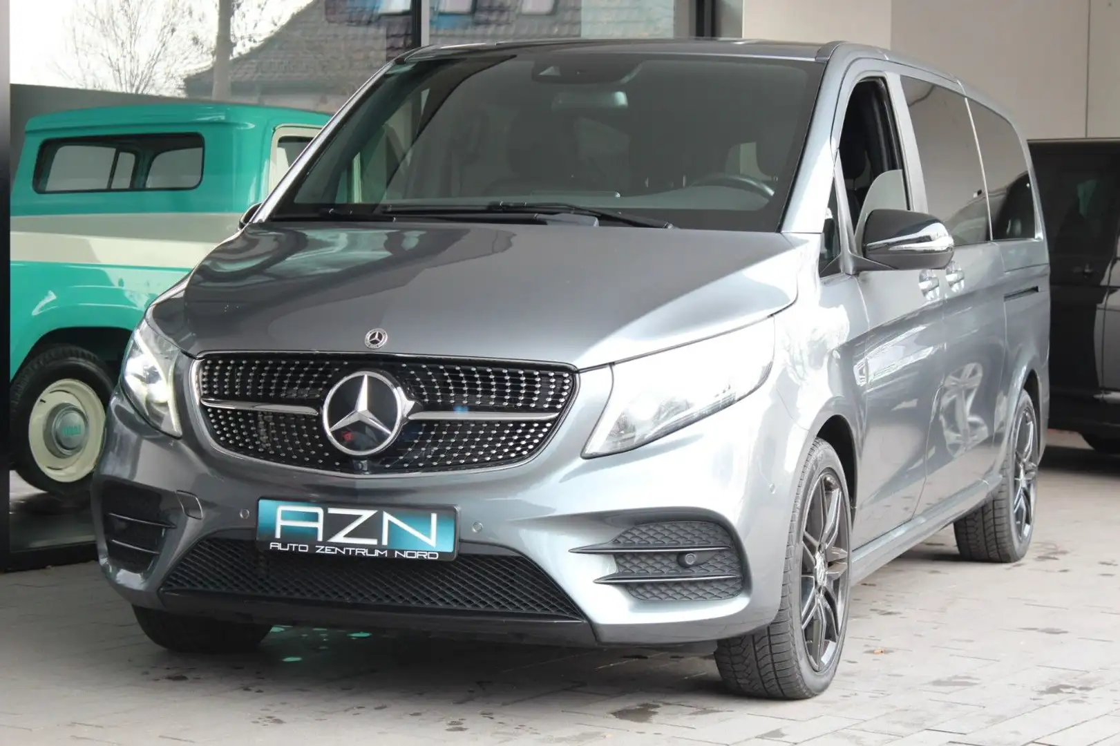 Mercedes-Benz V 250 d AMG Line EDITION 4MATIC extralang 1.Hand! Gris - 2