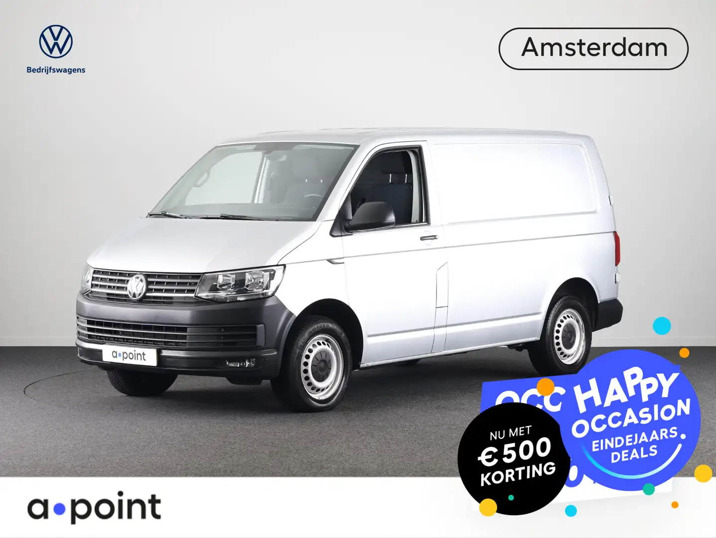 Volkswagen T6 Transporter 2.0 TDI L1H1 Comfortline 102 pk | Navigatie | Park Argent - 1