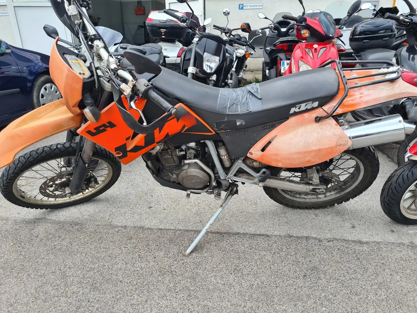 KTM 640 LC 4 Rouge - 1