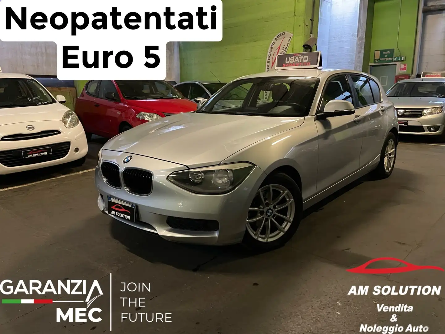 BMW 116 Neopatentati Euro 5 Argento - 1