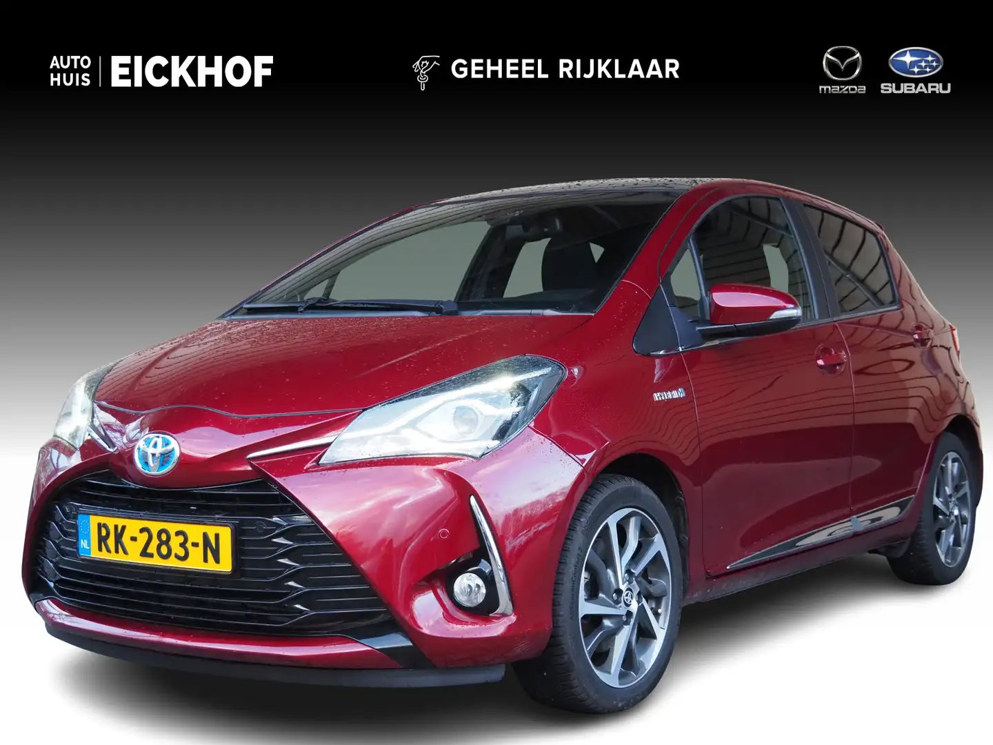 Toyota Yaris 1.5 Hybrid Premium - Dealer onderhouden - All seas Rouge - 1