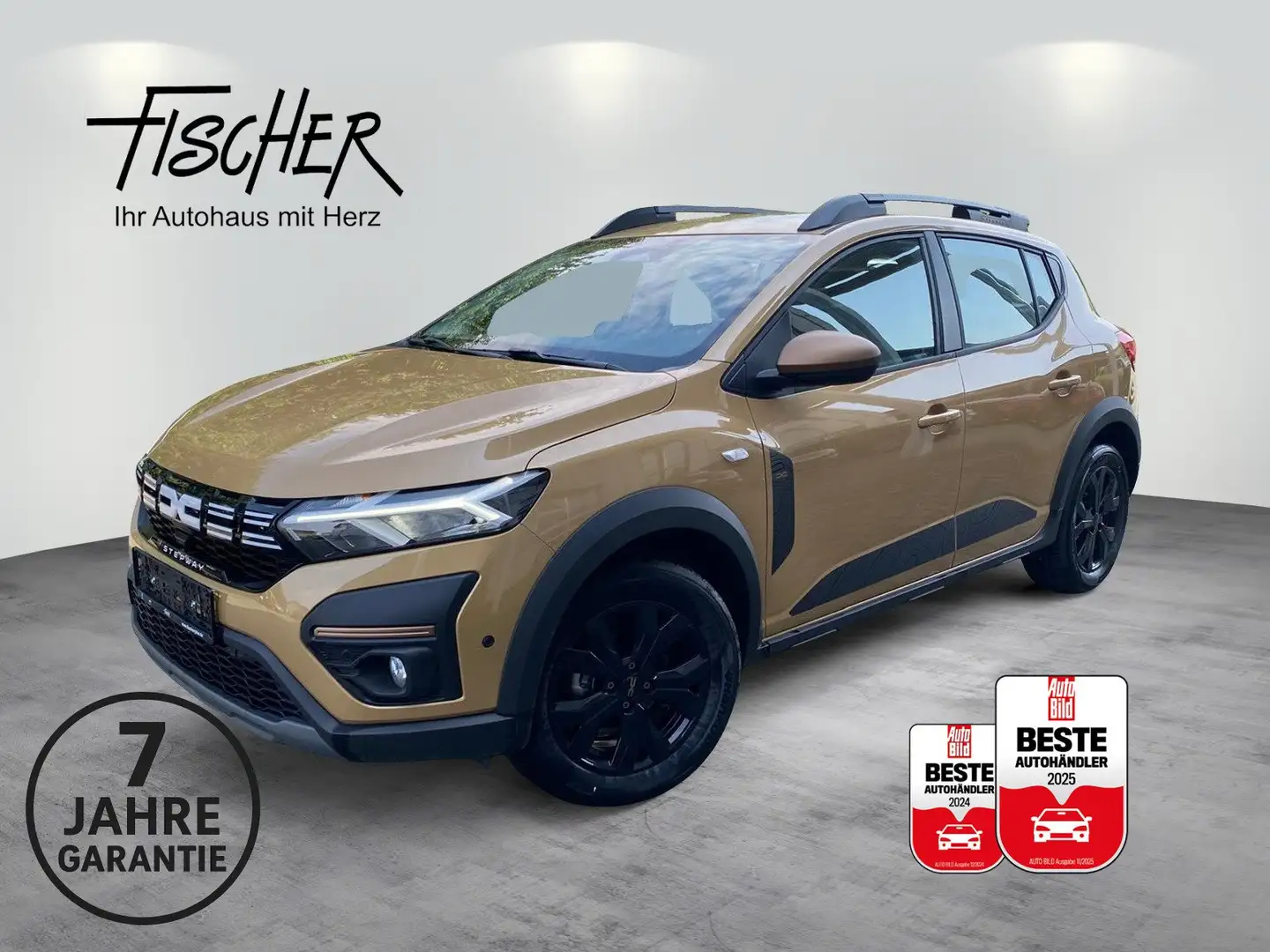 Dacia Sandero III TCe 110 Stepway Extreme+ Sitzh. Ersatzrad Navi Beige - 1