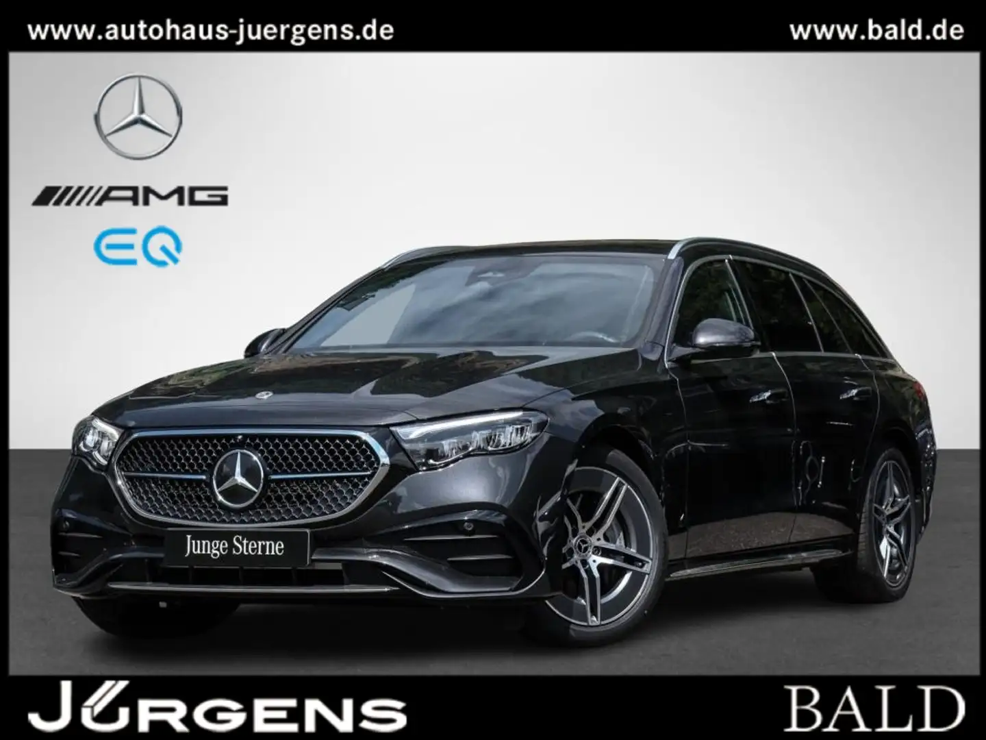 Mercedes-Benz E 300 de 4M T AMG-Sport/Leder/Burm4D/360/AHK/19" Gris - 2