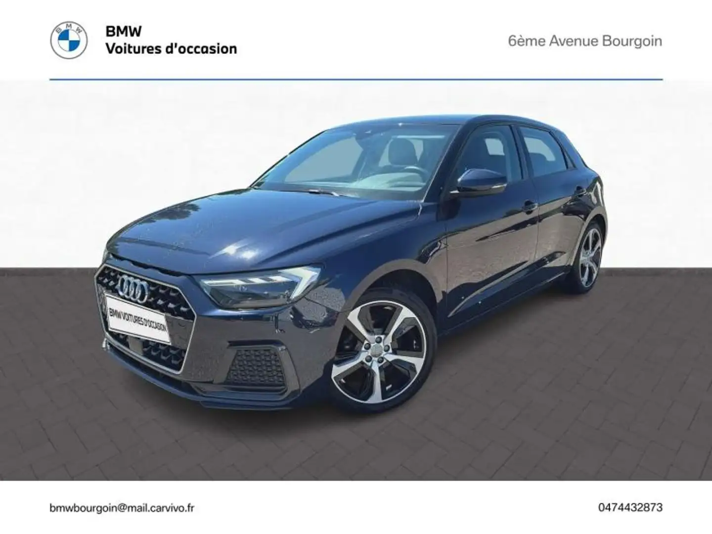 Audi A1 25 TFSI 95ch Advanced Bleu - 1