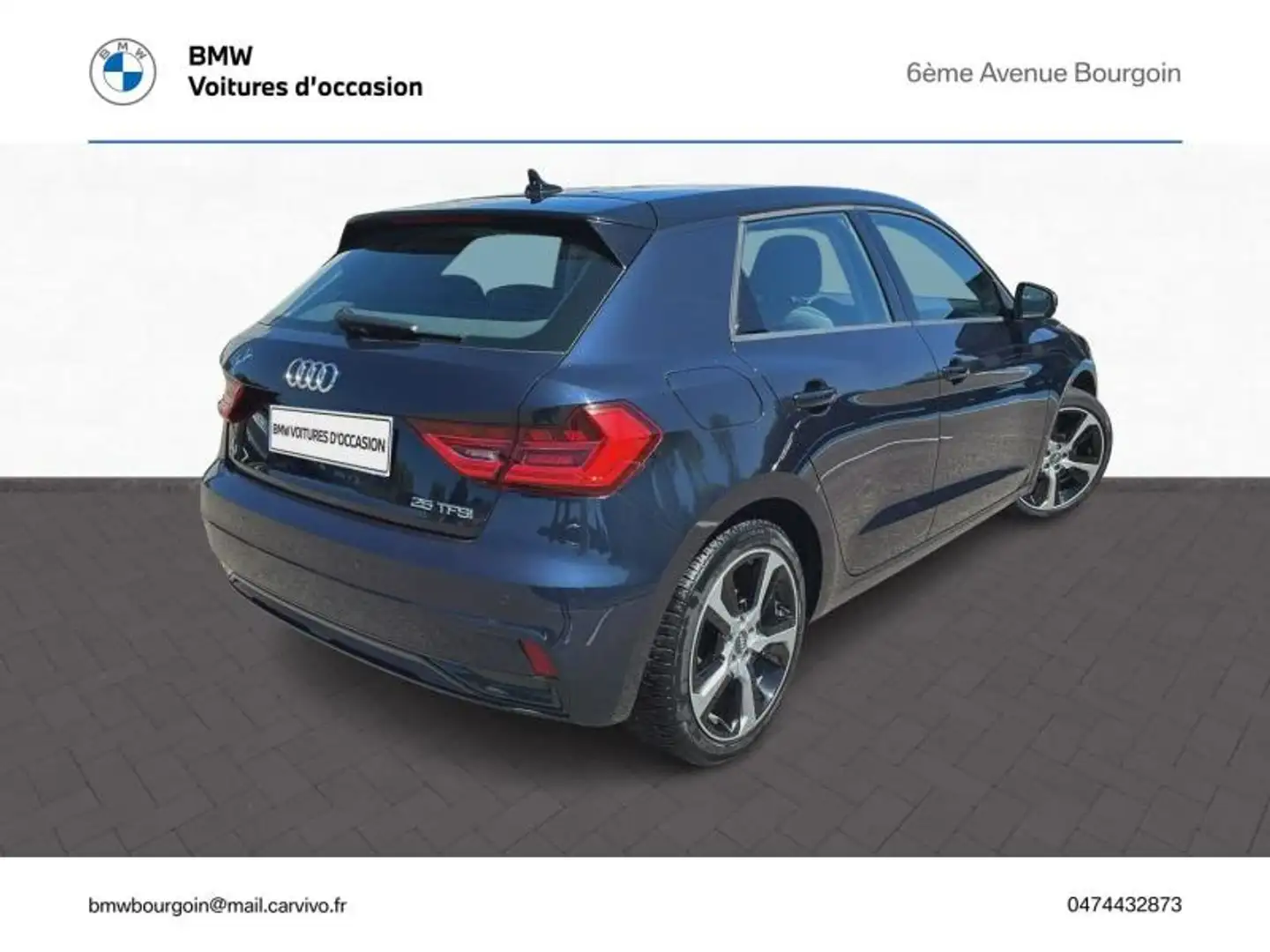 Audi A1 25 TFSI 95ch Advanced Bleu - 2