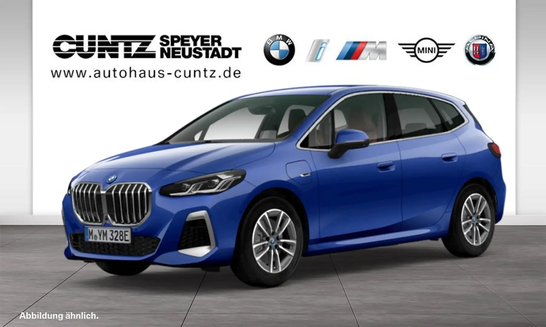 BMW 225 e xDrive Active Tourer M-Paket Drive-Parkassist Pl Blau - 2