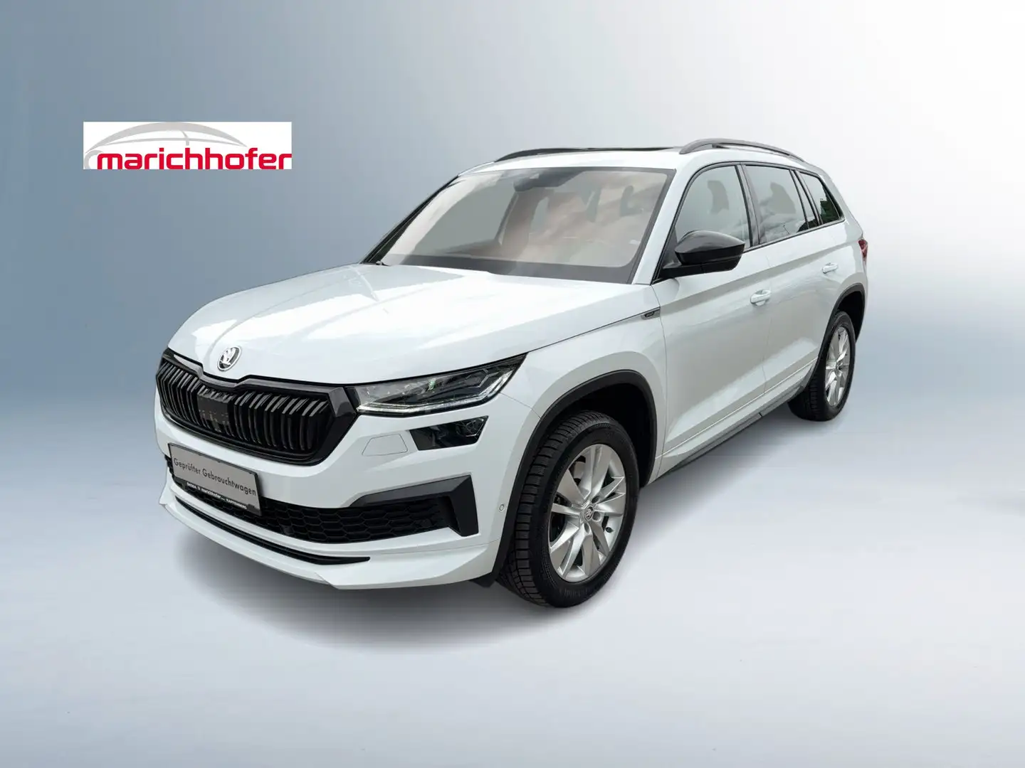 Skoda Kodiaq 4x4 SPORTLINE TDI DSG Weiß - 1