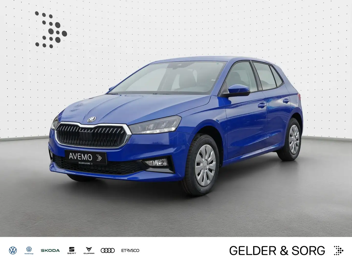 Skoda Fabia Essence 1.0 MPI DAB|LED|VIRTUAL|SHZ Blauw - 1