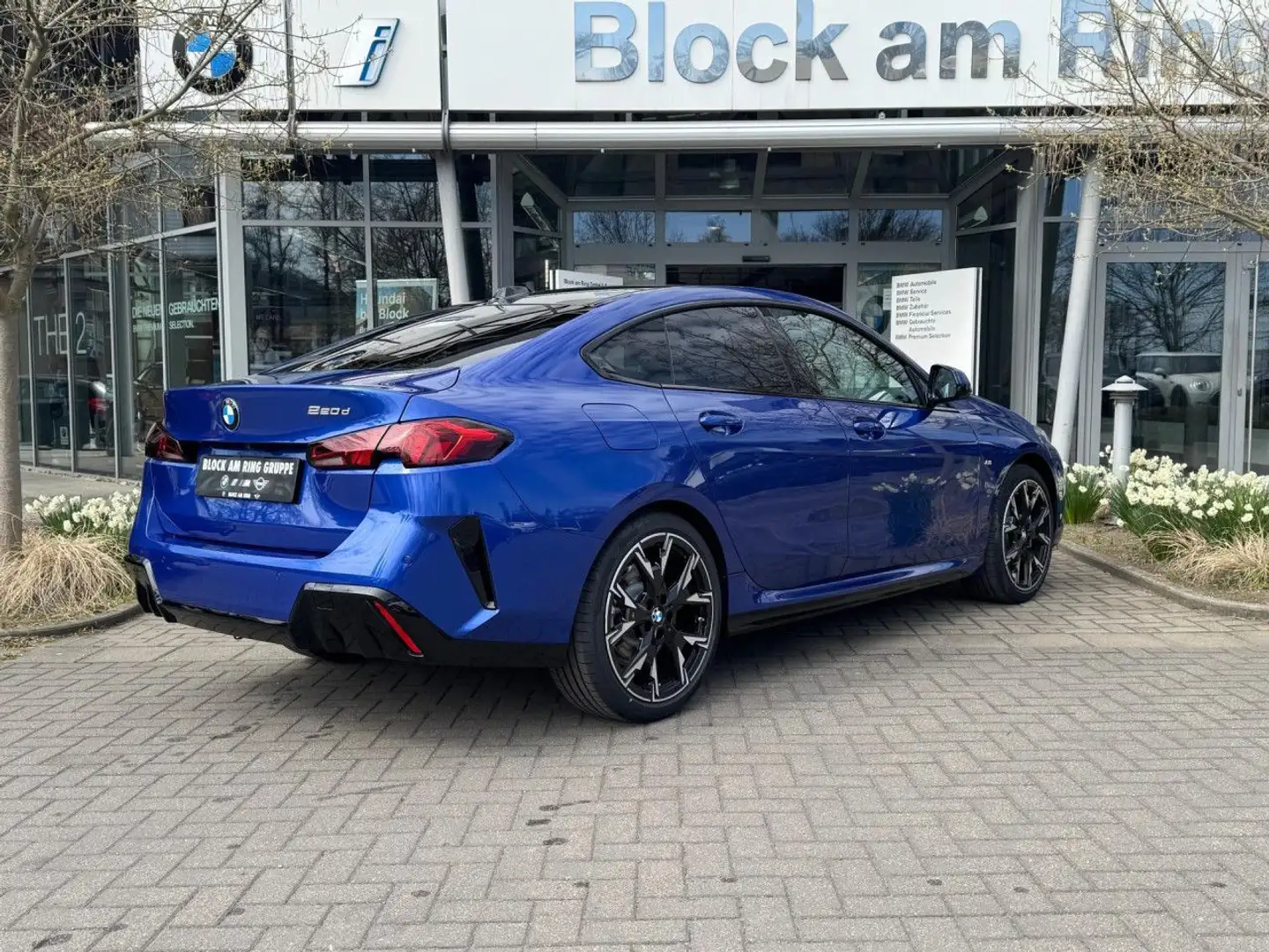 BMW 220 d Gran Coupé Sportpaket HUD Navi LED Klima PDC Azul - 2