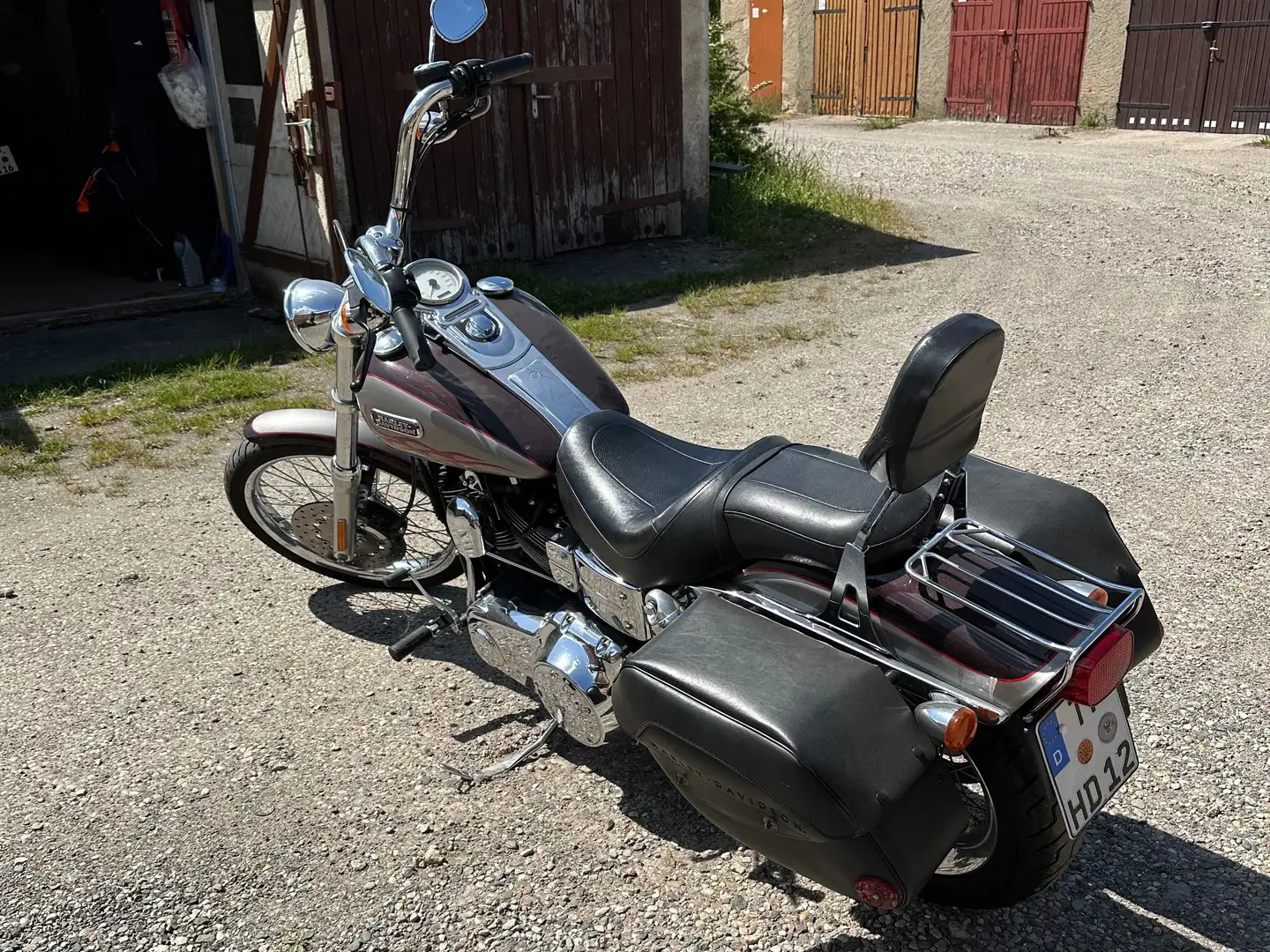 Harley-Davidson Dyna Wide Glide Rojo - 1
