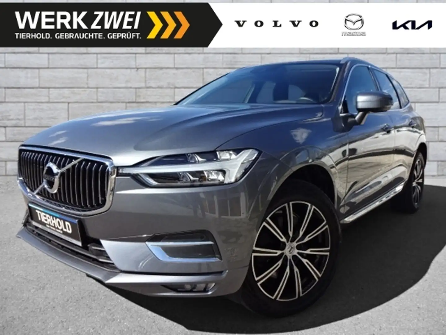 Volvo XC60 B5 Inscription AWD Leder Memorysitz BLIS Grijs - 1