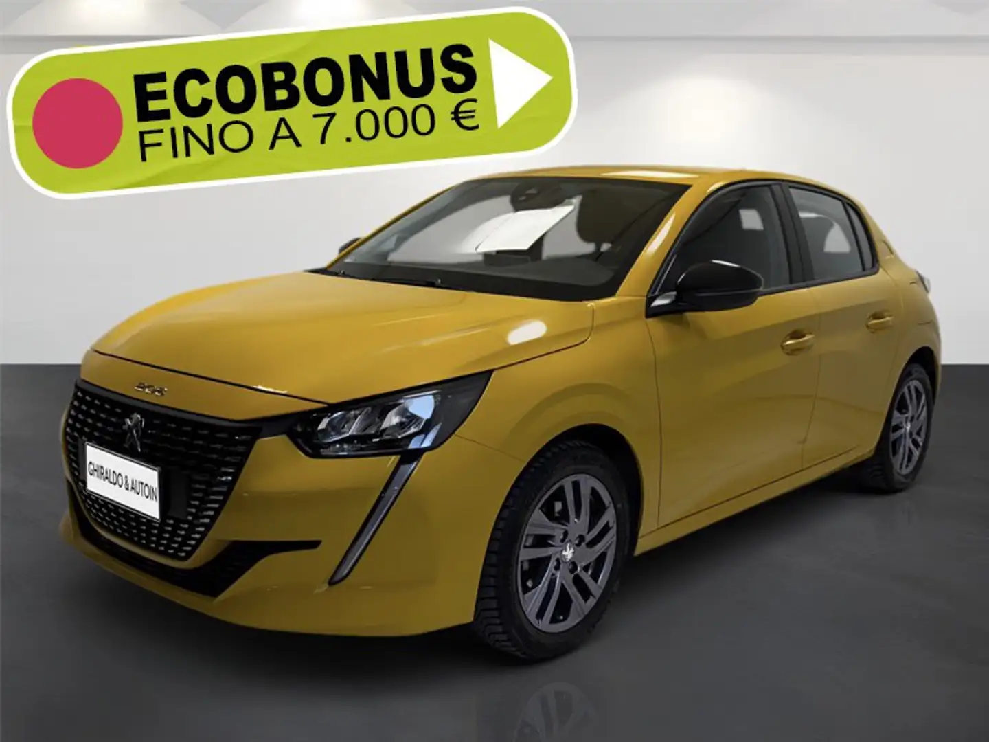 Peugeot 208 II 2019 1.2 puretech Active Pack s&s 75cv Jaune - 1