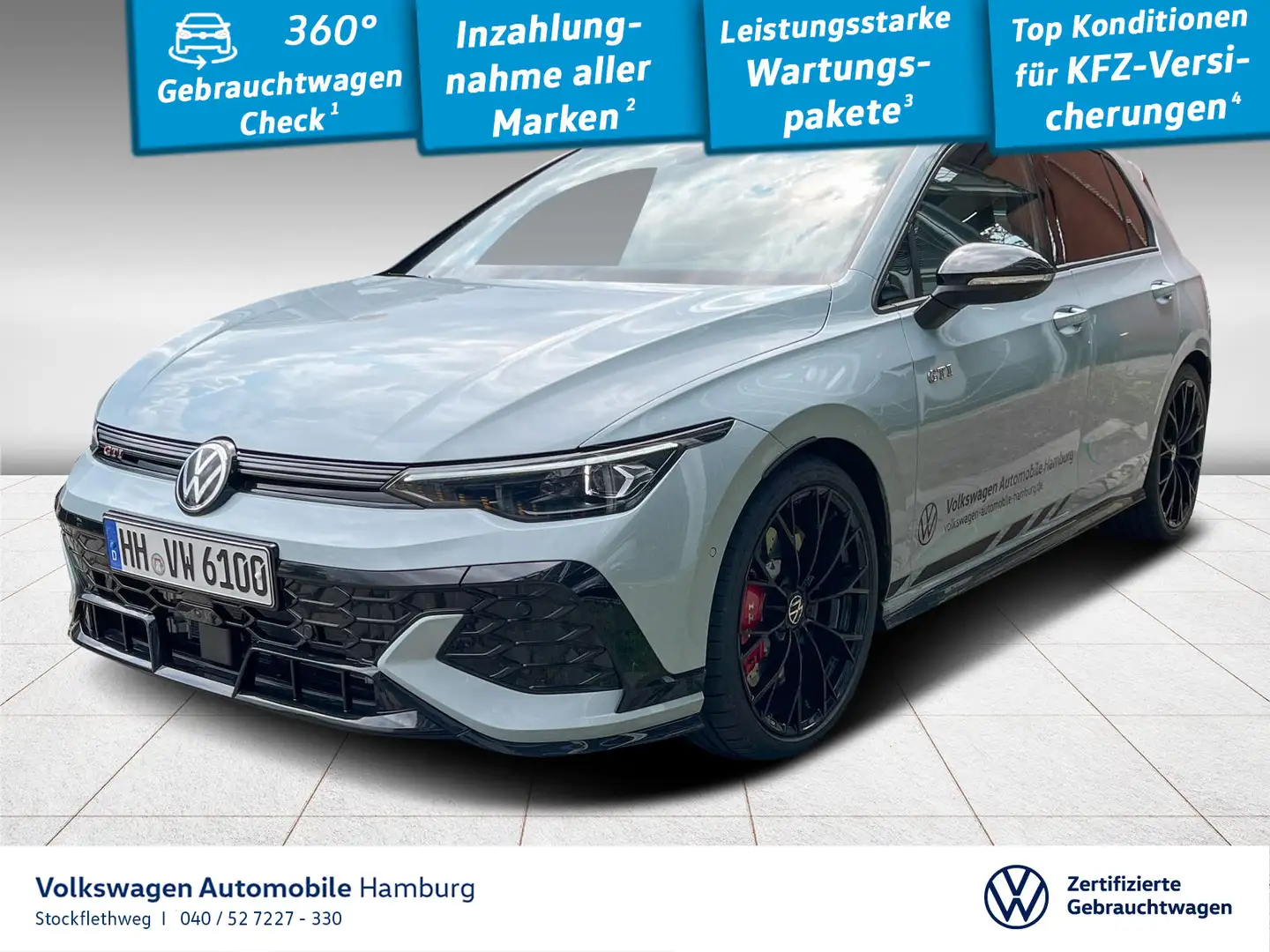 Volkswagen Golf GTI Golf VIII 2.0 TSI GTI Clubsport DSG HeadUp Leder Blau - 1