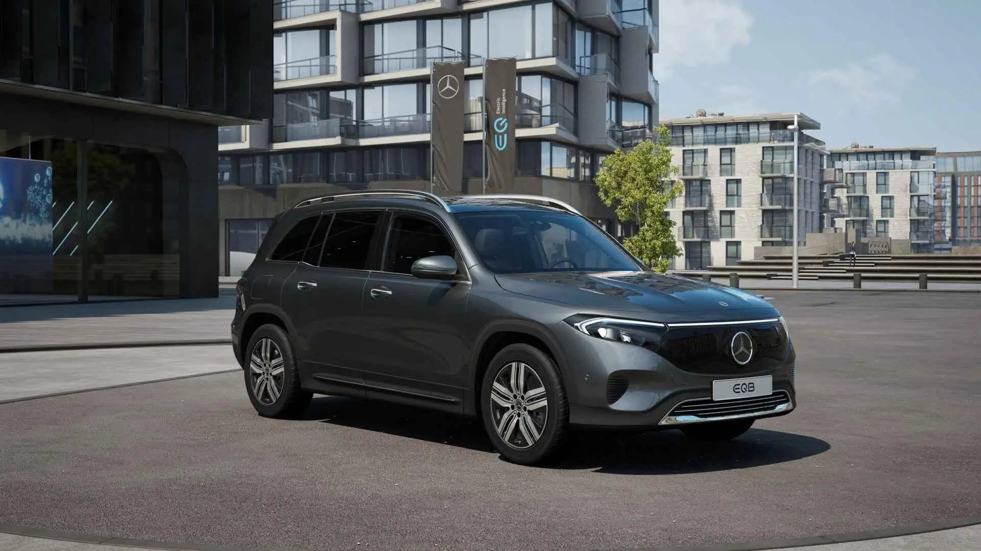 Mercedes-Benz EQB 250 250+ Luxury Line 71 kWh | Panoramadak | DISTRONIC Grijs - 2