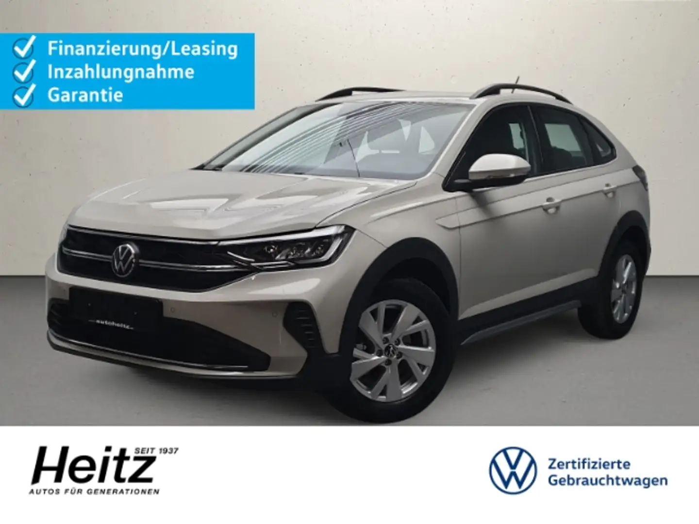 Volkswagen Taigo 1.0 TSI DSG AHK LED SHZ Rückfahrkamera PDC Grau - 1