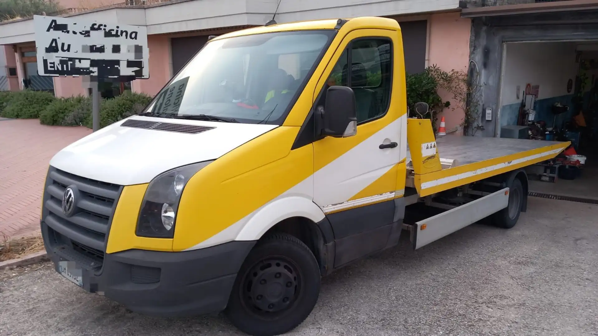 Volkswagen Crafter Carroattrezzi 2500 TDI, 5T Jaune - 1