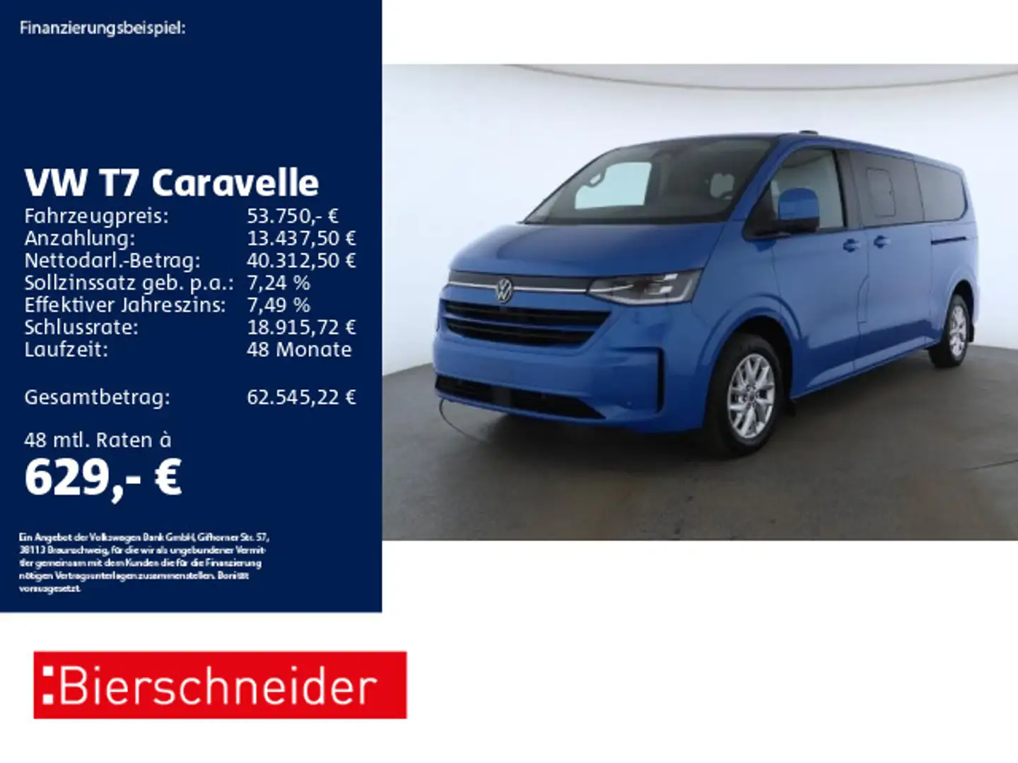 Volkswagen T7 Caravelle e Style LR 8SITZE AHK MATRIX ACC Grau - 1