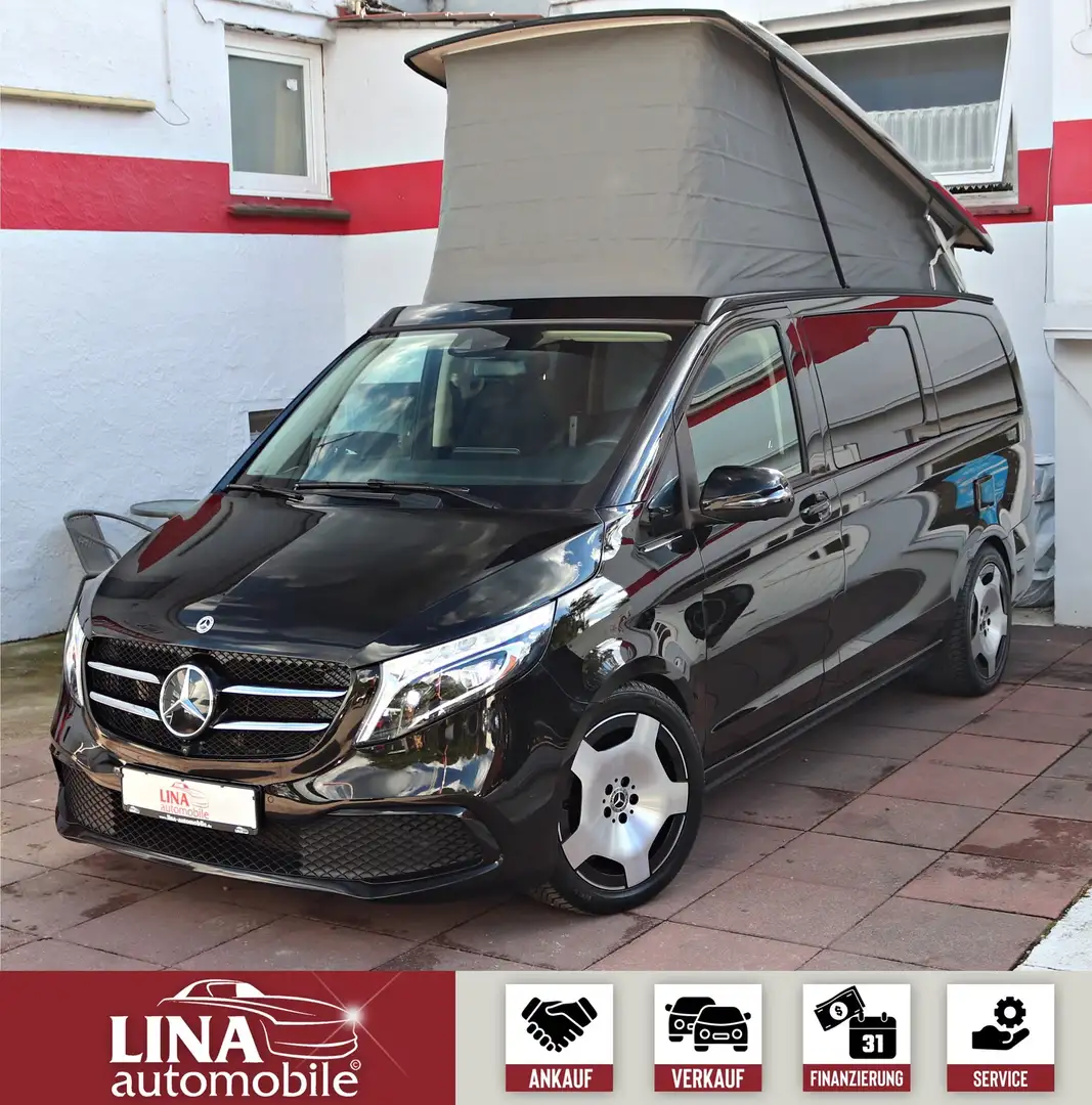 Mercedes-Benz V 300 d LANG MARCO POLO 2.Hd*StandHz*360°*KÜCHE* Noir - 1