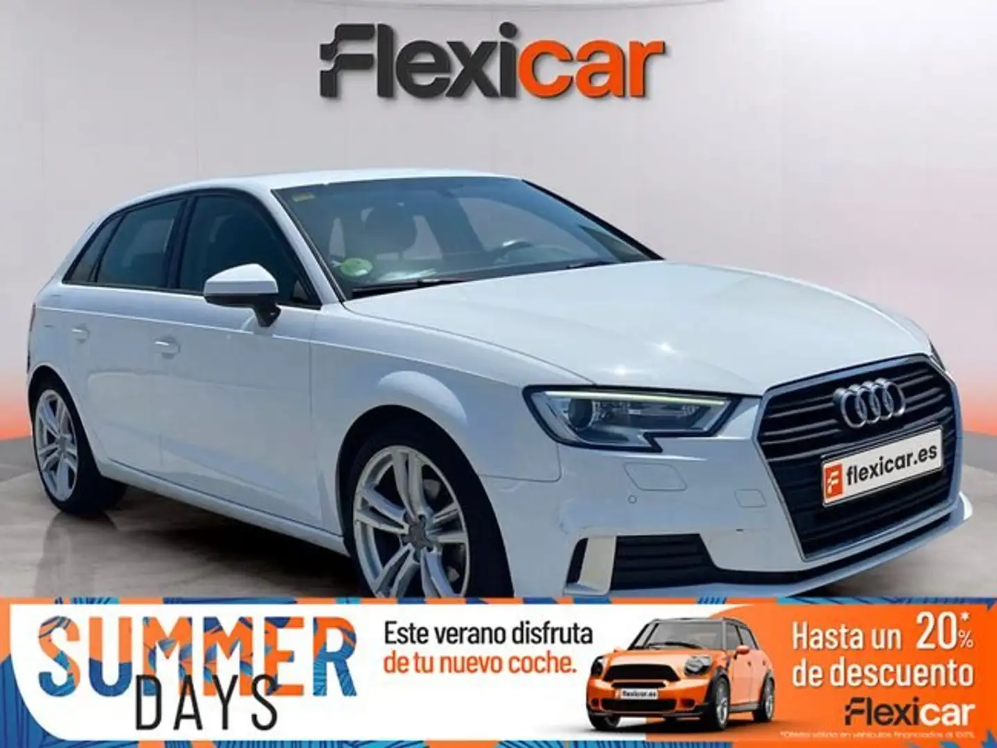 Audi A3 Sportback 2.0TDI Black line Edition 110kW Blanc - 1