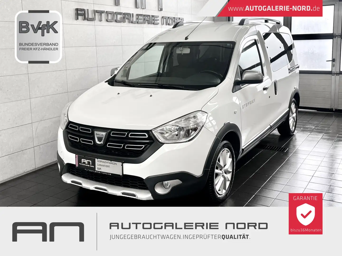 Dacia Dokker Stepway Celebration+Tempomat*Klima Blanc - 1