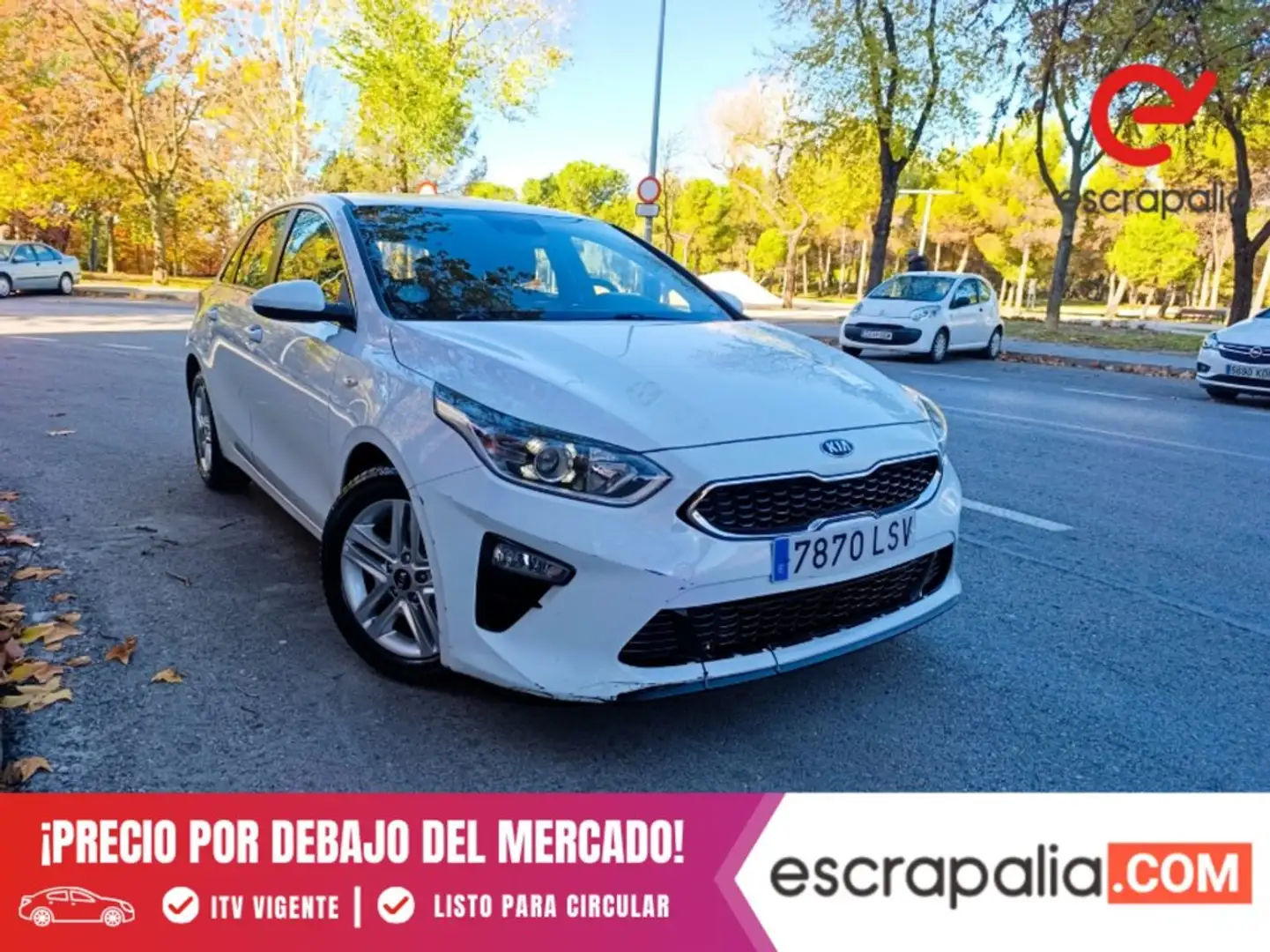Kia 1.0 MHEV 88kW (120CV) Tech DCT Белый - 1