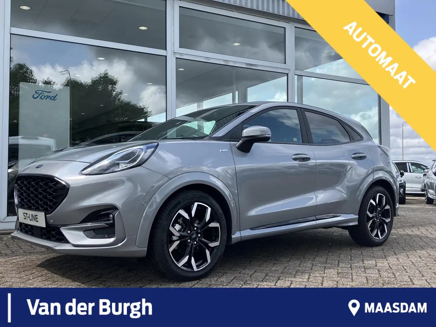 Ford Puma ST-Line X 1.0 ECOboost Hybrid 155pk Powershift aut Zilver - 1