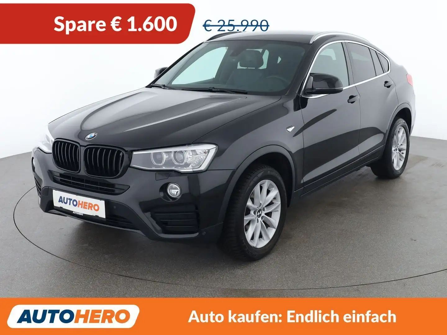 BMW X4 xDrive 20d Schwarz - 1