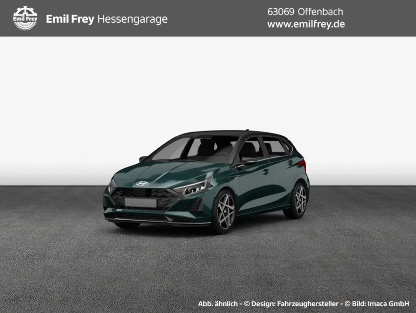 Hyundai i20 1.0 T-GDI Prime Vert - 1