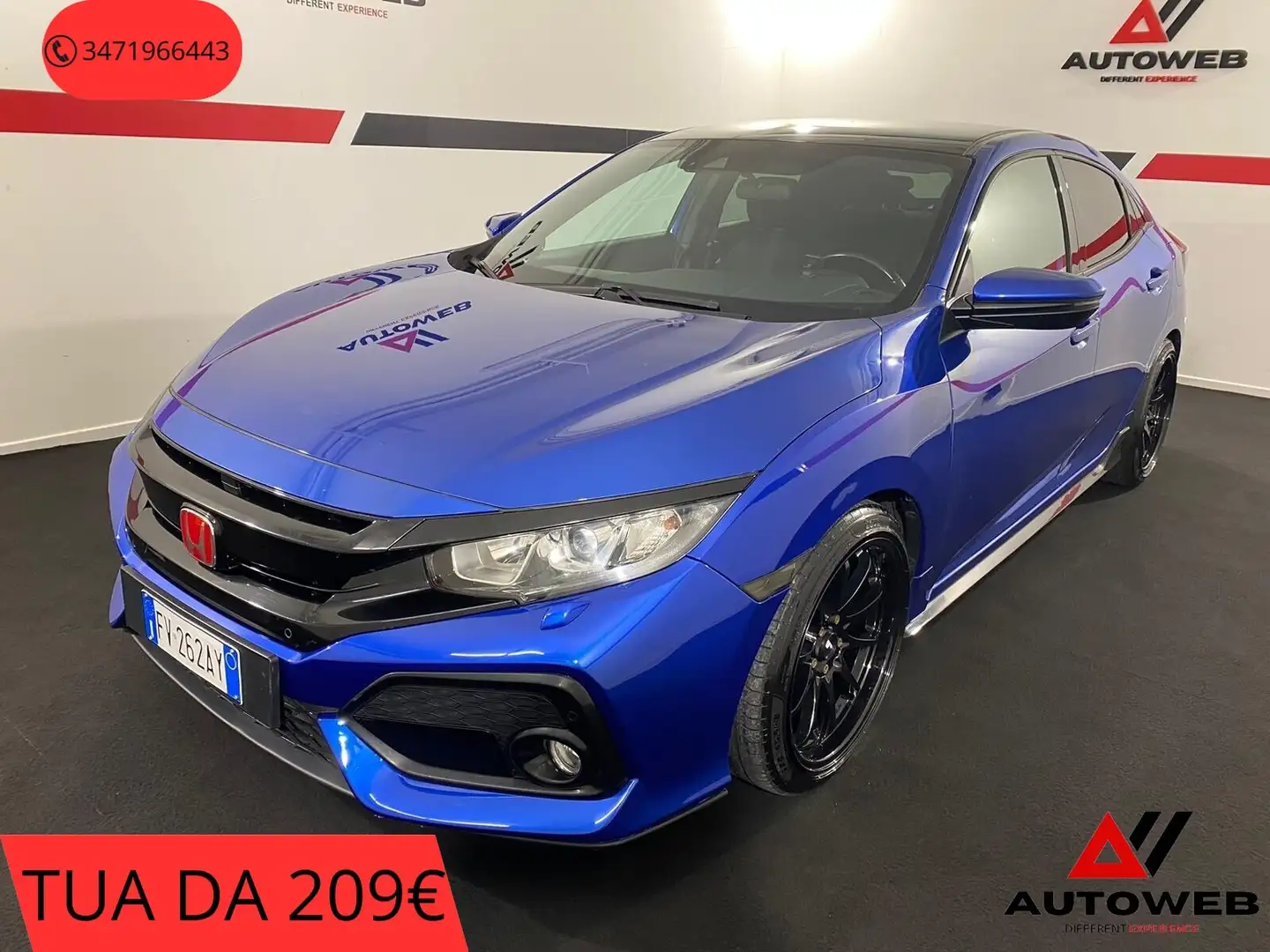 Honda Civic Civic 1.0T 5 porte Executive Premium Albastru - 1
