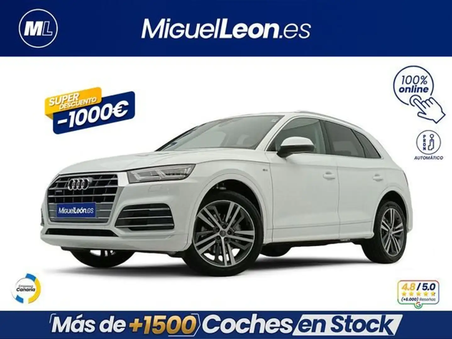 Audi Q5 40 TDI S line quattro-ultra S tronic 140kW Blanco - 1