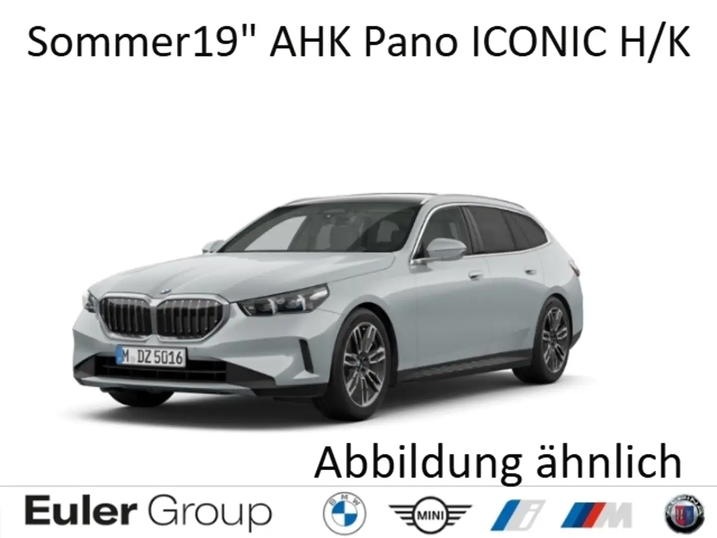 BMW 520 i M-Sport PRO Sommer19'' AHK Pano ICONIC H/K DA+ A Grau - 1