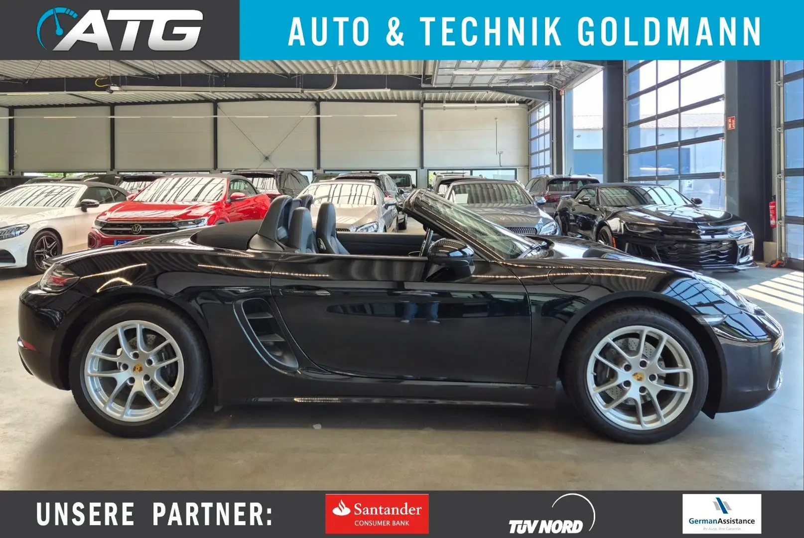 Porsche Boxster 718 BOXSTER ALCANTARA NAVI XENON BOSE SPORTABGAS Noir - 1