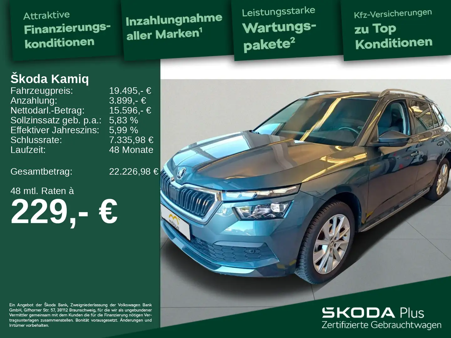 Skoda Kamiq 1.0 TSI Style *DSG*LED*NAV*ACC*APP* Grau - 1