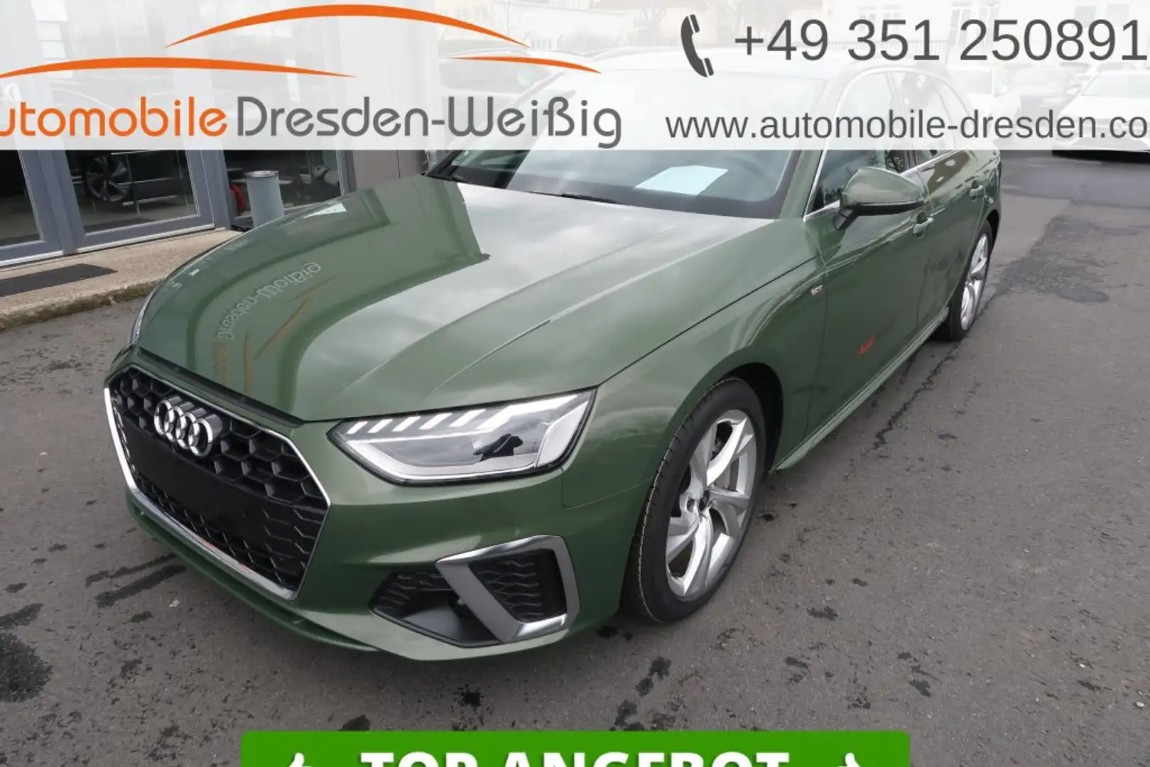 Audi A4 Avant 40 TFSI S line*Navi*ACC*LED*DAB* zelena - 1