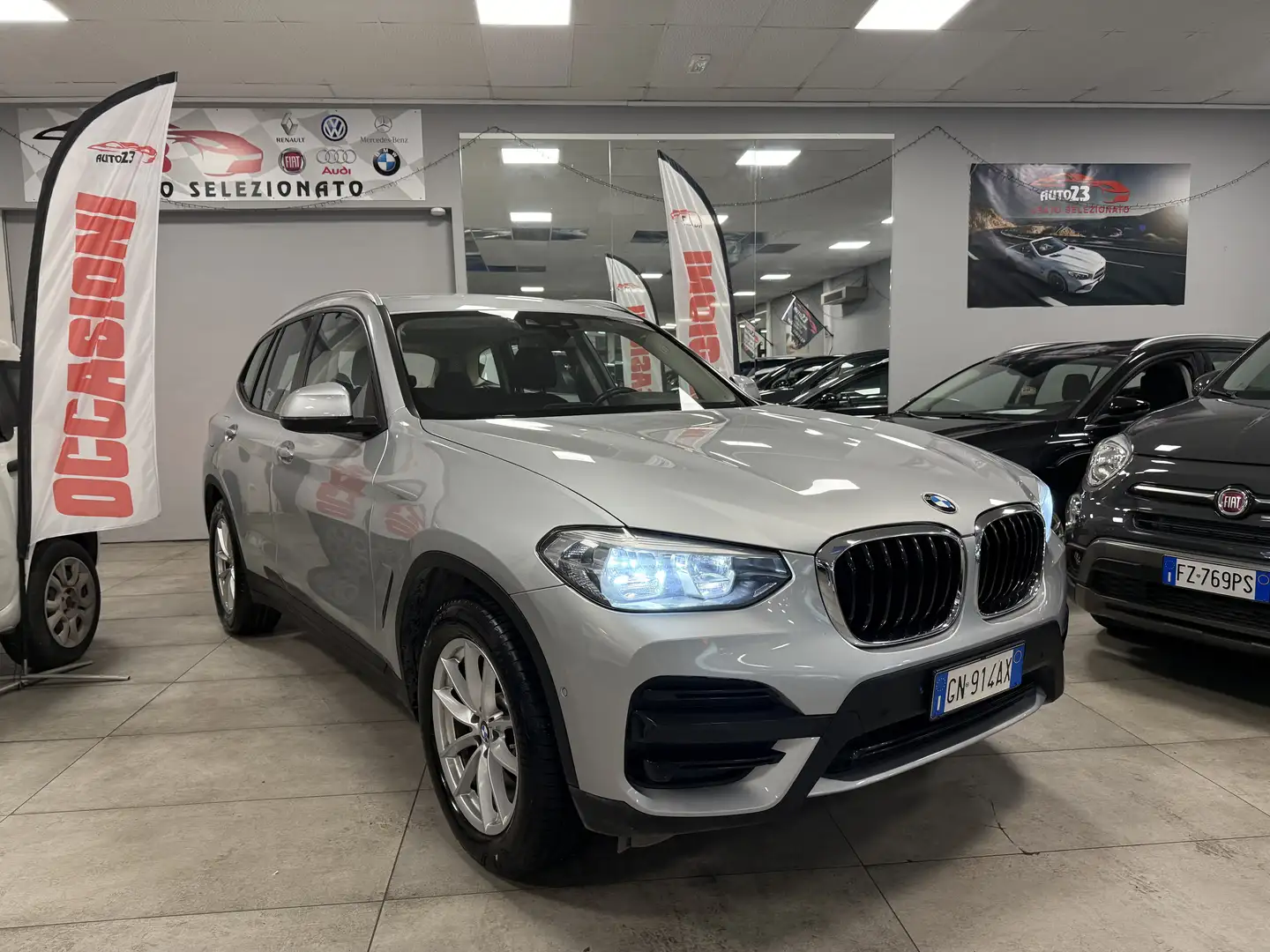 BMW X3 xdrive20d Business Advantage 190cv auto Gris - 2