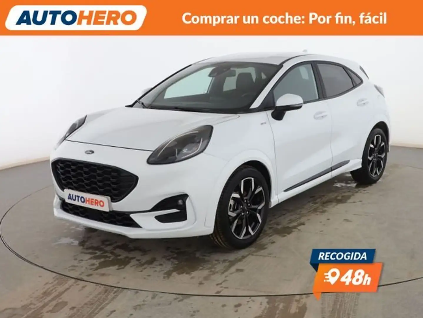 Ford Puma 1.0 EcoBoost Mild-Hybrid ST-Line Design Blanc - 1