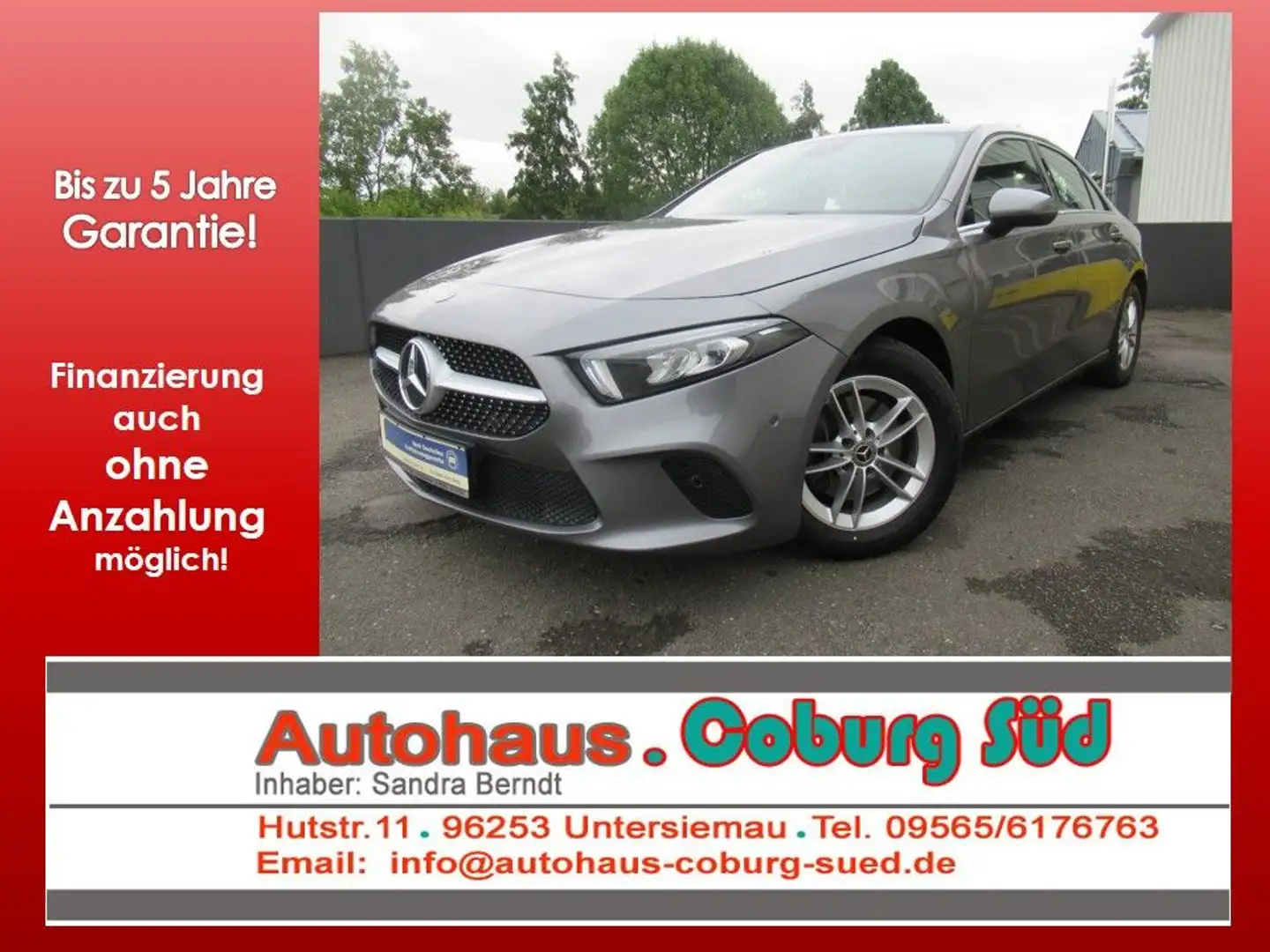 Mercedes-Benz A 200 4trg LED Performance NAVI DIGITAL PDC SHZG Grijs - 1