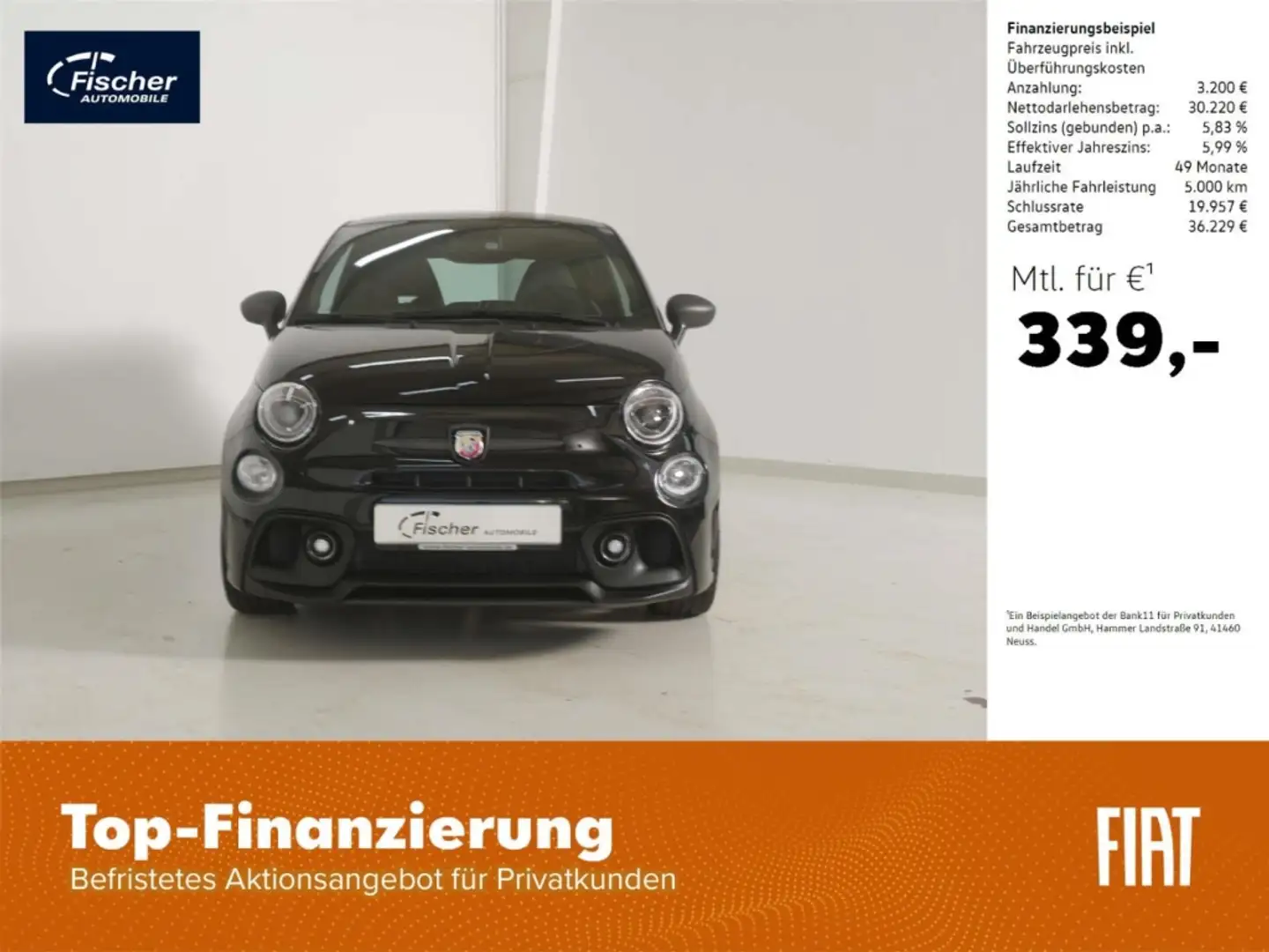 Abarth 695 1.4 T-Jet 16V 75 Anniversario Negro - 1